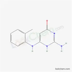 Molecular Structure of 91089-04-2 (2-amino-6-[(2-methylphenyl)amino]pyrimidin-4(1H)-one)