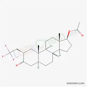 (2alpha,5alpha,17beta)-3-oxo-2-(2,2,2-trifluoroethyl)androstan-17-yl acetate