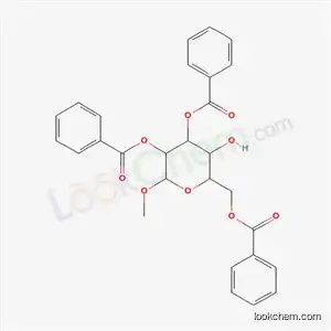 methyl 2,3,6-tri-O-benzoylhexopyranoside