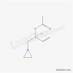 Molecular Structure of 21384-25-8 (1-Vinyl-2-(1-aziridinyl)ethyl=acetate)