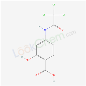 2-hydroxy-4-[(trichloroacetyl)amino]benzoic acid