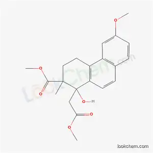 Methyl 1-hydroxy-6-methoxy-1-(2-methoxy-2-oxoethyl)-2-methyl-1,2,3,4-tetrahydrophenanthrene-2-carboxylate