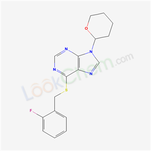 6-[(2-fluorophenyl)methylsulfanyl]-9-(oxan-2-yl)purine