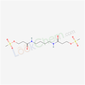 3-methylsulfonyloxy-N-[4-(3-methylsulfonyloxypropanoylamino)butyl]propanamide cas  36762-91-1