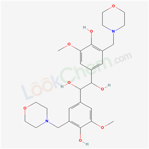 1,2-Bis(4-hydroxy-3-methoxy-5-(4-morpholinylmethyl)phenyl)-1,2-ethanediol cas  6945-28-4