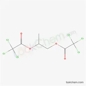 Molecular Structure of 3172-07-4 (propane-1,2-diyl bis(trichloroacetate))