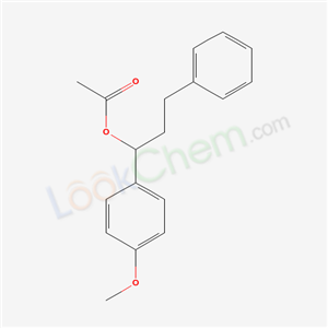 [1-(4-methoxyphenyl)-3-phenyl-propyl] acetate cas  6944-26-9