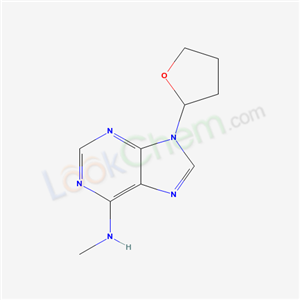 N-methyl-9-(oxolan-2-yl)purin-6-amine cas  17318-35-3