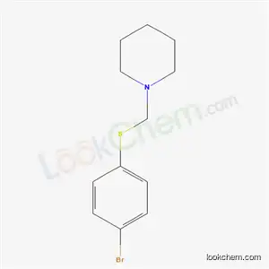 1-[(4-Bromophenyl)sulfanylmethyl]piperidine