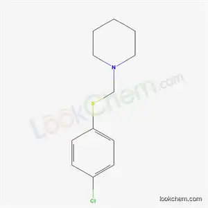 1-{[(4-chlorophenyl)sulfanyl]methyl}piperidine
