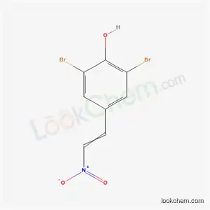Molecular Structure of 82040-80-0 (2,6-dibromo-4-(2-nitroethenyl)phenol)