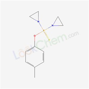 diaziridin-1-yl-(4-methylphenoxy)-sulfanylidene-phosphorane cas  19675-22-0
