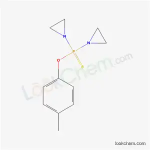 Molecular Structure of 19675-22-0 (O-(4-methylphenyl) bis(aziridin-1-yl)phosphinothioate)