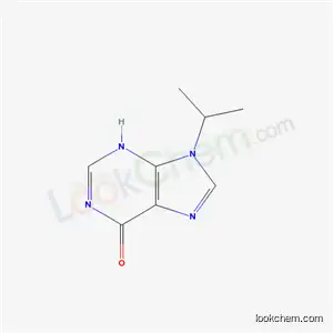 Molecular Structure of 6972-84-5 (9-(propan-2-yl)-3,9-dihydro-6H-purin-6-one)