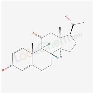 (8S,9S,10S,13R,14S,17S)-17-acetyl-10,13-dimethyl-7,8,9,12,14,15,16,17-octahydro-6H-cyclopenta[a]phenanthrene-3,11-dione cas  4368-11-0