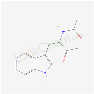 N-[1-(1H-indol-3-yl)-3-oxo-butan-2-yl]acetamide cas  63499-94-5