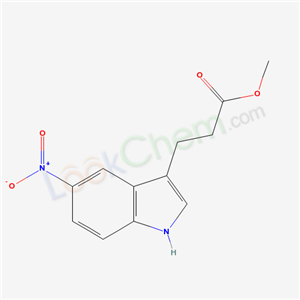 methyl 3-(5-nitro-1H-indol-3-yl)propanoate cas  6968-56-5