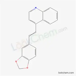 Molecular Structure of 3253-51-8 (4-[(E)-2-(1,3-benzodioxol-5-yl)ethenyl]quinoline)
