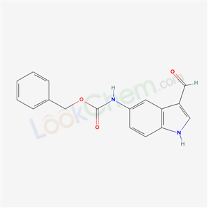 benzyl N-(3-formyl-1H-indol-5-yl)carbamate cas  6964-51-8