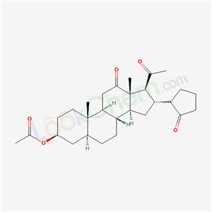 [(3S,5S,8R,9S,10S,13S,14S,16S,17S)-17-acetyl-10,13-dimethyl-12-oxo-16-(2-oxocyclopentyl)-1,2,3,4,5,6,7,8,9,11,14,15,16,17-tetradecahydrocyclopenta[a]phenanthren-3-yl] acetate cas  19459-68-8