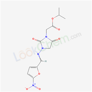 propan-2-yl 2-[3-[(5-nitro-2-furyl)methylideneamino]-2,5-dioxo-imidazolidin-1-yl]acetate cas  1749-96-8