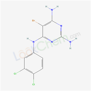 2,4,6-Pyrimidinetriamine, 5-bromo-N4-(3,4-dichlorophenyl)- cas  7150-71-2