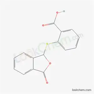 Molecular Structure of 7154-91-8 (2-[(3-oxo-1,3-dihydro-2-benzofuran-1-yl)sulfanyl]benzoic acid)