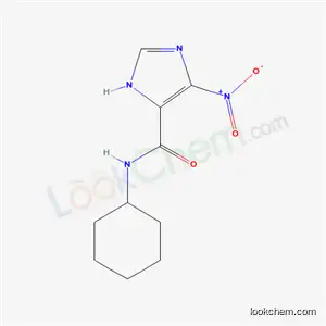 Molecular Structure of 54828-10-3 (N-cyclohexyl-4-nitro-1H-imidazole-5-carboxamide)