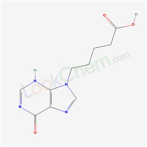 5-(6-oxo-3H-purin-9-yl)pentanoic acid cas  34397-01-8