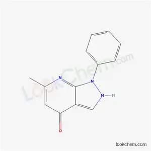 Molecular Structure of 2630-02-6 (6-methyl-1-phenyl-1,2-dihydro-4H-pyrazolo[3,4-b]pyridin-4-one)