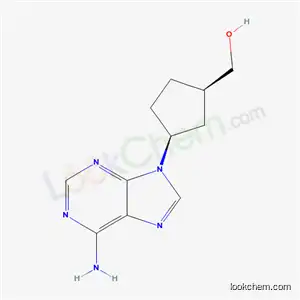 Molecular Structure of 36406-33-4 ([(1R,3S)-3-(6-amino-9H-purin-9-yl)cyclopentyl]methanol)