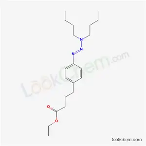 Molecular Structure of 34153-46-3 (ethyl 4-{4-[(1E)-3,3-dibutyltriaz-1-en-1-yl]phenyl}butanoate)