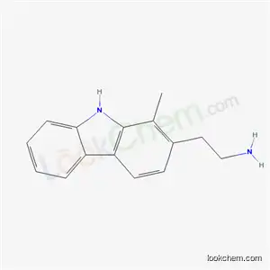 Molecular Structure of 5531-70-4 (2-(1-methyl-9H-carbazol-2-yl)ethanamine)