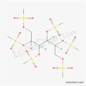 Molecular Structure of 20706-79-0 (1,2,3,4,5,6-hexakis-O-(methylsulfonyl)hexitol)