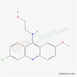 Molecular Structure of 21332-83-2 (2-[(6-chloro-2-methoxyacridin-9-yl)amino]ethanol)