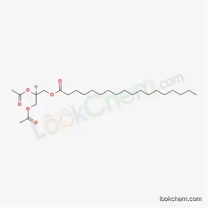Molecular Structure of 33599-07-4 (1,2,3-Propanetriol 1-stearate 2,3-bisacetate)