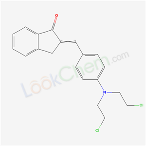 2-[[4-[bis(2-chloroethyl)amino]phenyl]methylidene]-3H-inden-1-one cas  21889-11-2