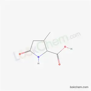 Molecular Structure of 2446-05-1 (3-methyl-5-oxo-pyrrolidine-2-carboxylic acid)
