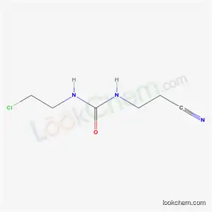 Molecular Structure of 13908-04-8 (1-(2-chloroethyl)-3-(2-cyanoethyl)urea)