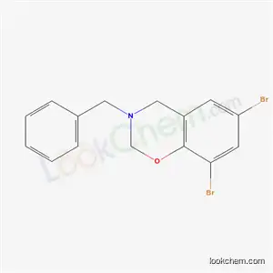 Molecular Structure of 35183-53-0 (3-benzyl-6,8-dibromo-3,4-dihydro-2H-1,3-benzoxazine)
