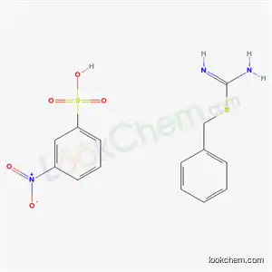 Molecular Structure of 29391-14-8 (3-nitrobenzenesulfonic acid - benzyl carbamimidothioate (1:1))