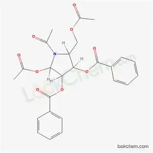 1-Acetyl-2-(acetyloxy)-5-[(acetyloxy)methyl]pyrrolidine-3,4-diyl dibenzoate