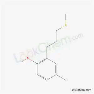 Molecular Structure of 17733-44-7 (4-methyl-2-[3-(methylsulfanyl)propyl]phenol)