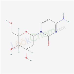 4-amino-1-[4,5-dihydroxy-6-(hydroxymethyl)oxan-2-yl]pyrimidin-2-one cas  6027-65-2
