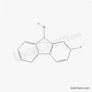 Molecular Structure of 343-00-0 (2-fluoro-9H-fluoren-9-ol)