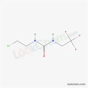Molecular Structure of 13908-00-4 (1-(2-chloroethyl)-3-(2,2,2-trifluoroethyl)urea)