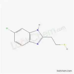 Molecular Structure of 4198-62-3 (2-(6-chloro-1H-benzimidazol-2-yl)ethanethiol)
