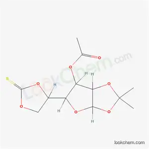 [2,2-Dimethyl-5-(2-sulfanylidene-1,3-dioxolan-4-yl)-3a,5,6,6a-tetrahydrofuro[2,3-d][1,3]dioxol-6-yl] acetate