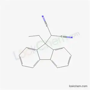 Molecular Structure of 6360-72-1 ((9-ethyl-9H-fluoren-9-yl)propanedinitrile)
