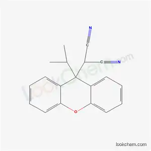Molecular Structure of 6235-13-8 ([9-(propan-2-yl)-9H-xanthen-9-yl]propanedinitrile)